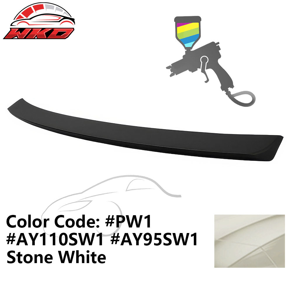 Fits 11-23 Chrysler 300 OE Style ABS #PW1 Stone White Rear Trunk Spoiler Wing