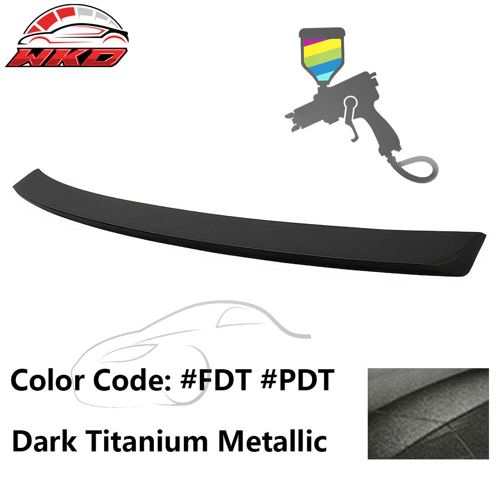 Fits 11-23 Chrysler 300 OE Style ABS #FDT Dark Titanium Metallic Trunk Spoiler