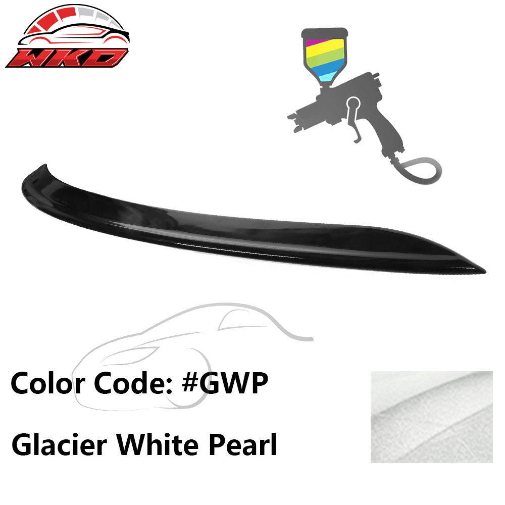 Fits 21-24 Kia K5 OE Style #GWP Glacier White Pearl Rear Trunk Spoiler Wing ABS