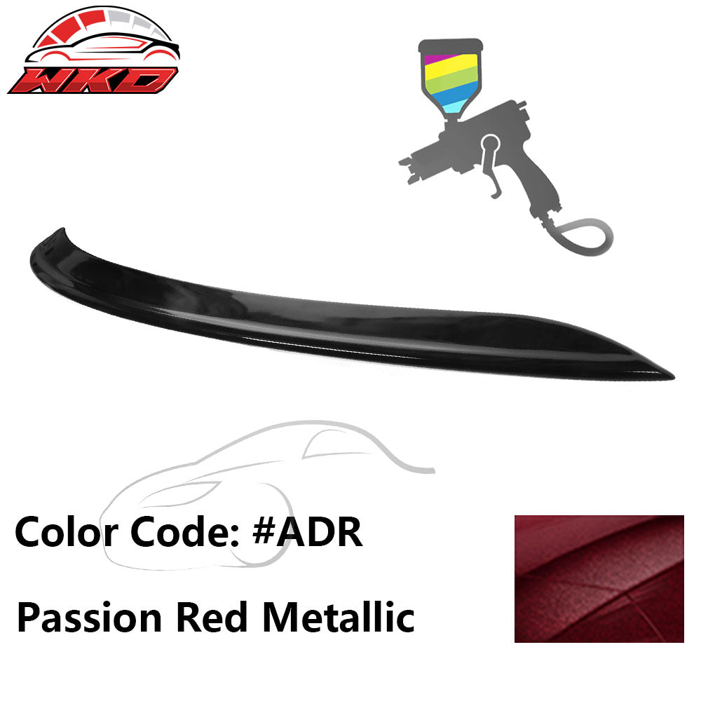 Fits 21-24 Kia K5 OE Style #ADR Passion Red Metallic Rear Trunk Spoiler Wing ABS