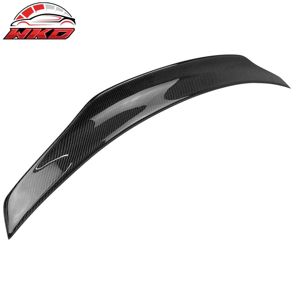 Fits 17-23 Benz W213 E-Class Trunk Spoiler PSM Style Carbon Fiber Rear Boot Wing
