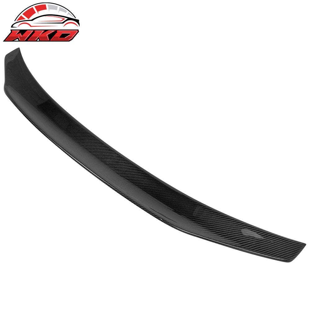 Fits 17-23 Benz W213 E-Class Trunk Spoiler PSM Style Carbon Fiber Rear Boot Wing