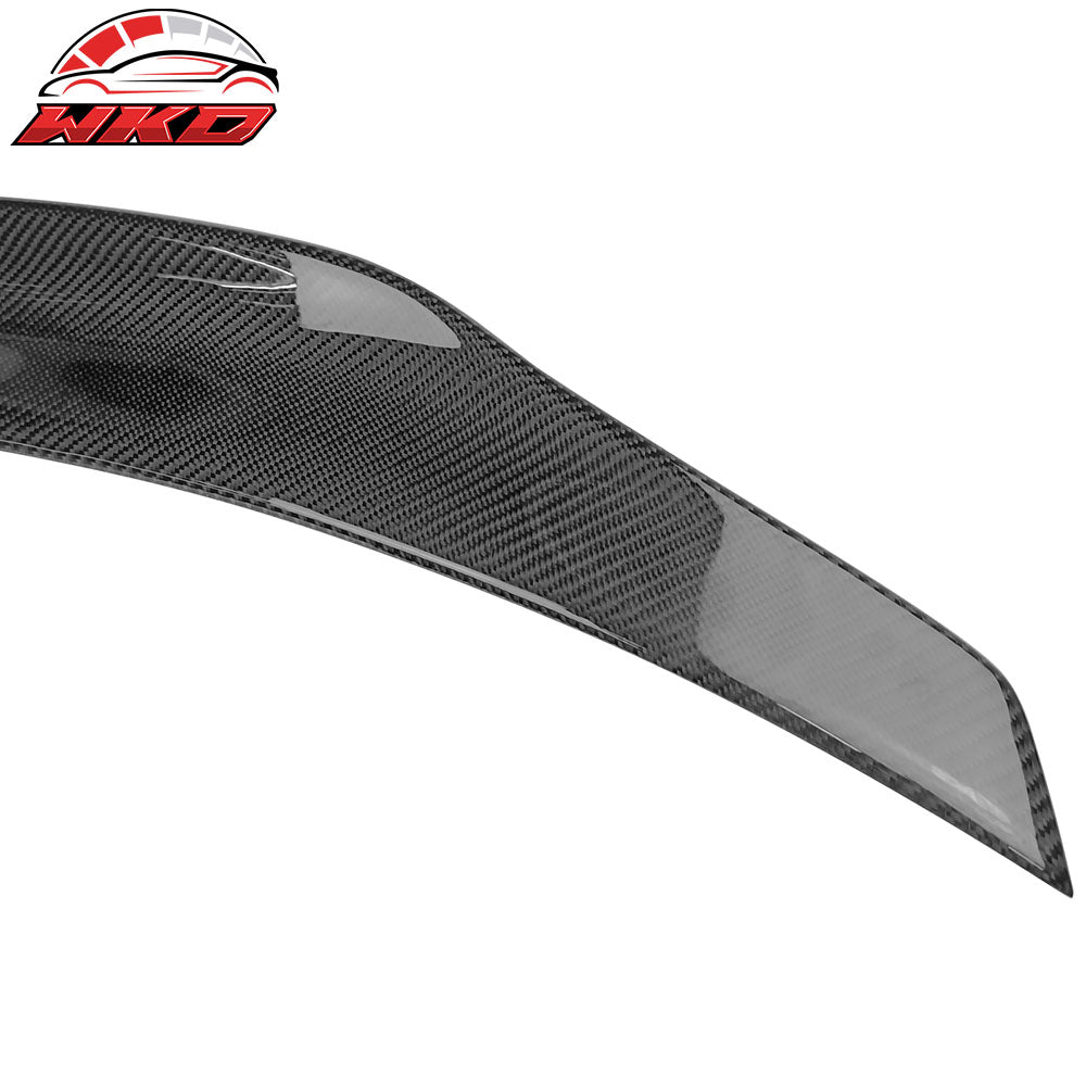 Fits 17-23 Benz W213 E-Class Trunk Spoiler PSM Style Carbon Fiber Rear Boot Wing
