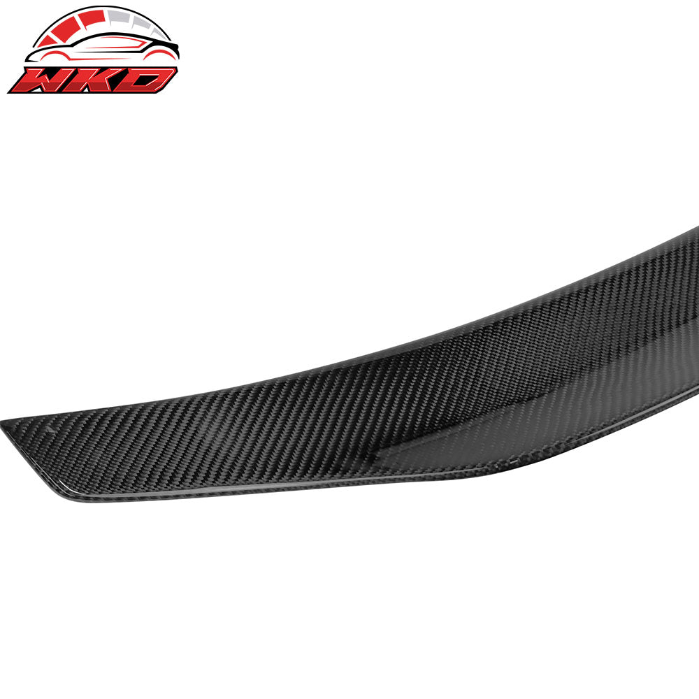Fits 17-23 Benz W213 E-Class Trunk Spoiler PSM Style Carbon Fiber Rear Boot Wing