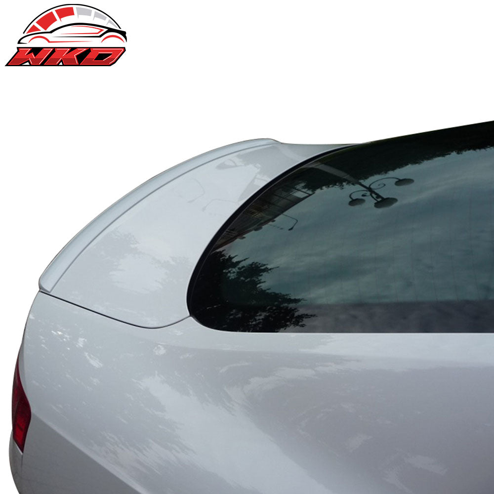 Fits 98-05 Volvo S80 4Dr PU Flexible Unpainted Black Trunk Spoiler