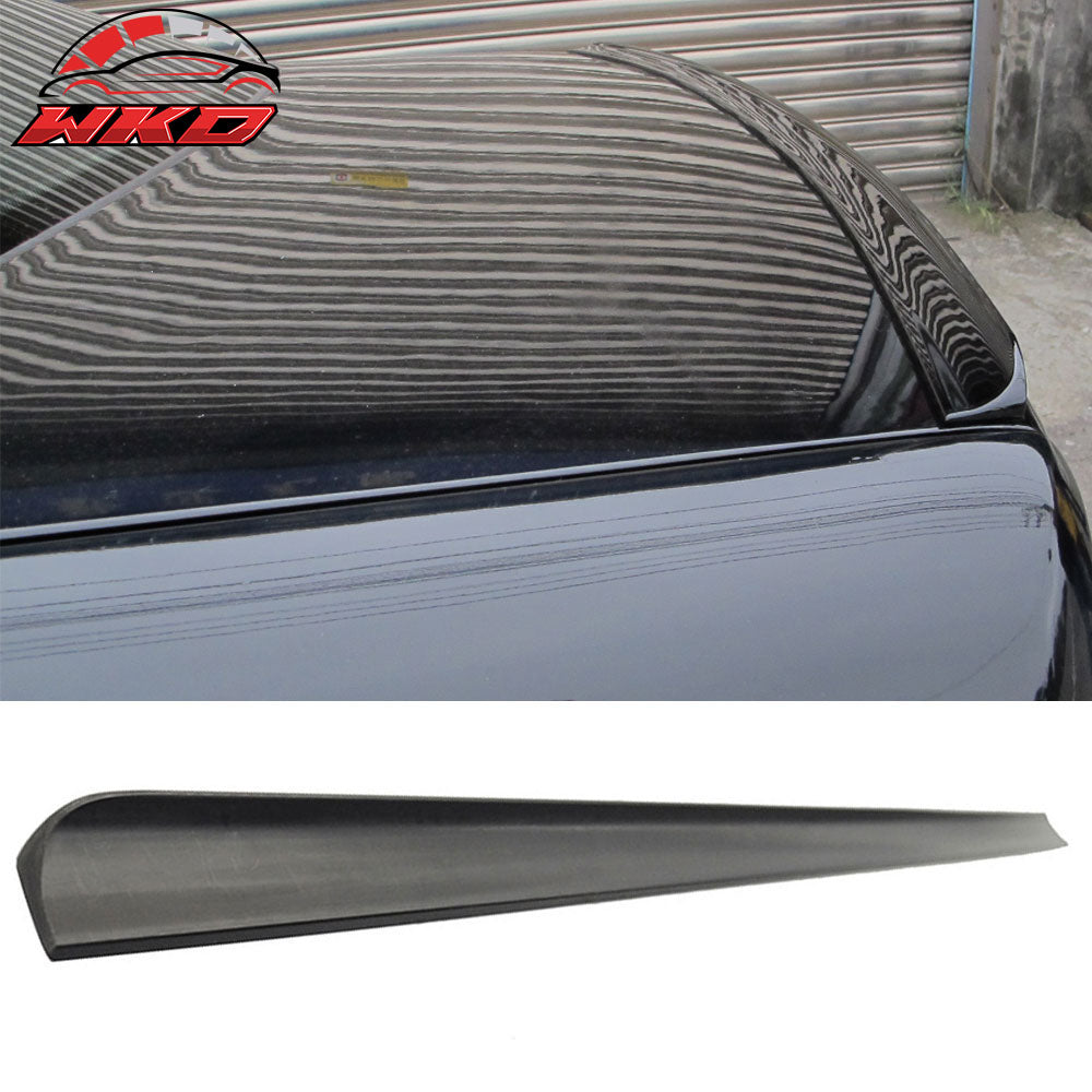 Fits 94-01 Audi A4 B5 Unpainted Black Trunk Spoiler - PUF