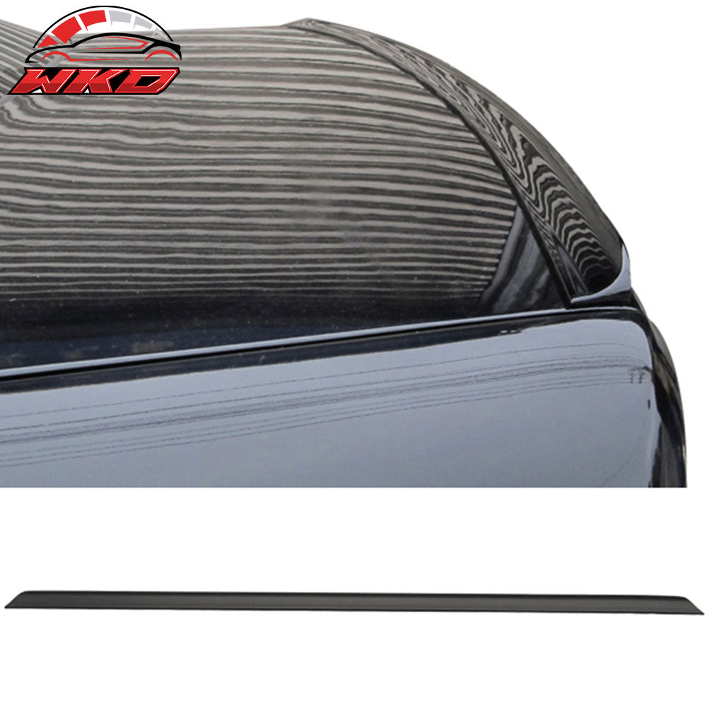 Fits 02-08 VW Volkswagen Phaeton Unpainted Black Trunk Spoiler - PUF