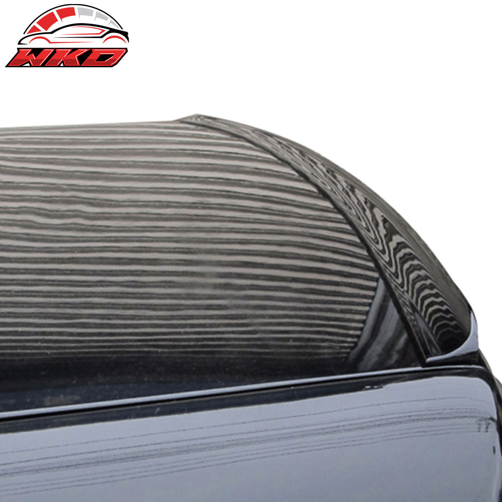 Fits 02-08 VW Volkswagen Phaeton Unpainted Black Trunk Spoiler - PUF