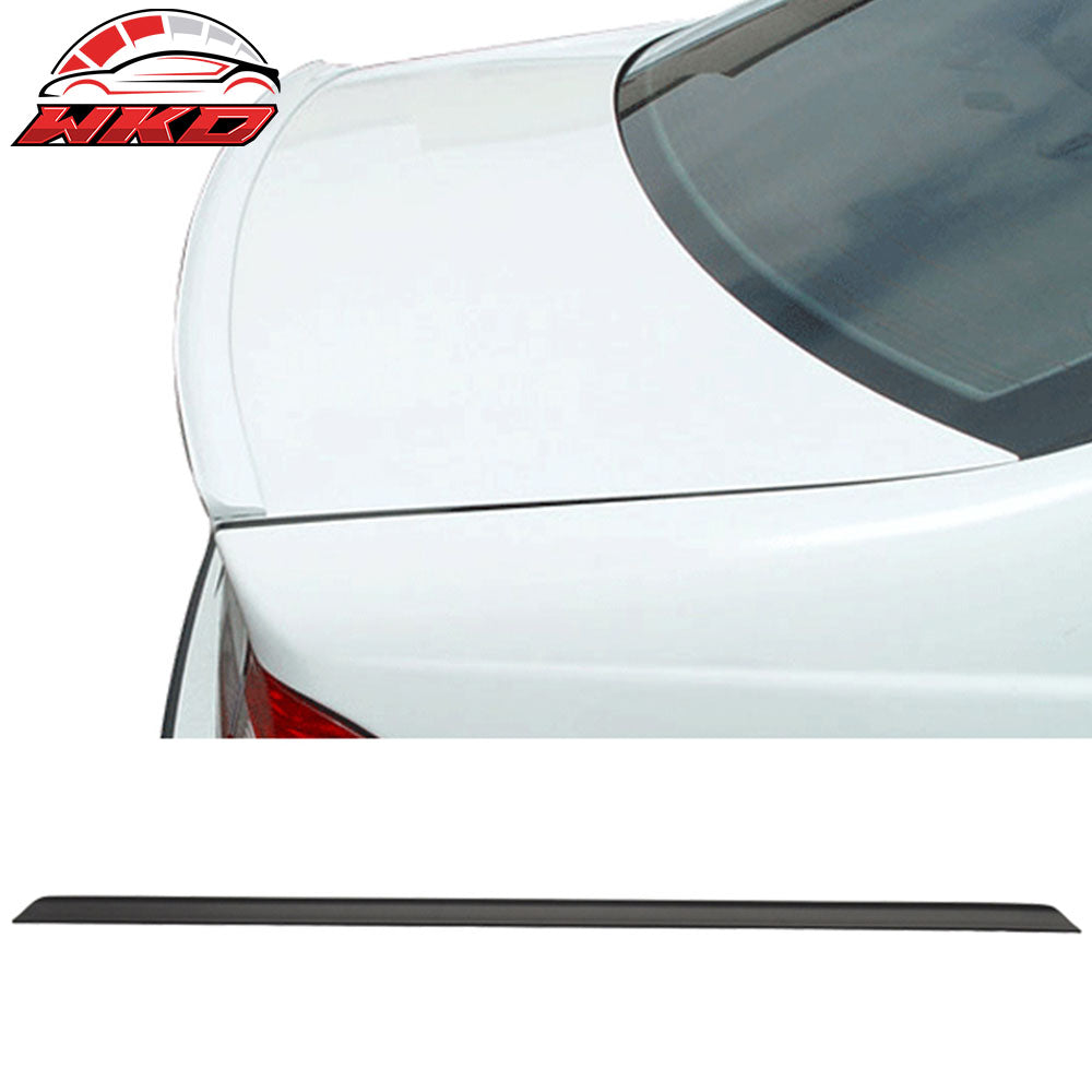 Fits 12-15 Audi A6 C7 Unpainted Black Trunk Spoiler - PUF