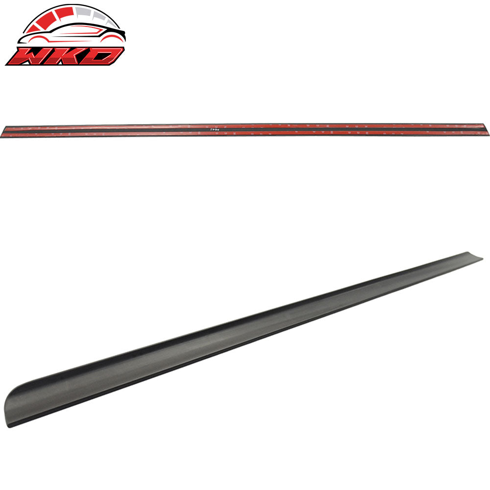 Fits 10-14 Audi A8 4H PV Style PU Flexible Trunk Spoiler Wing - Unpainted Black