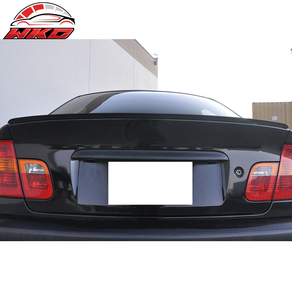 Fits 99-05 BMW E46 3 Series 4Dr PV Style Unpainted Trunk Spoiler - PU Flexible