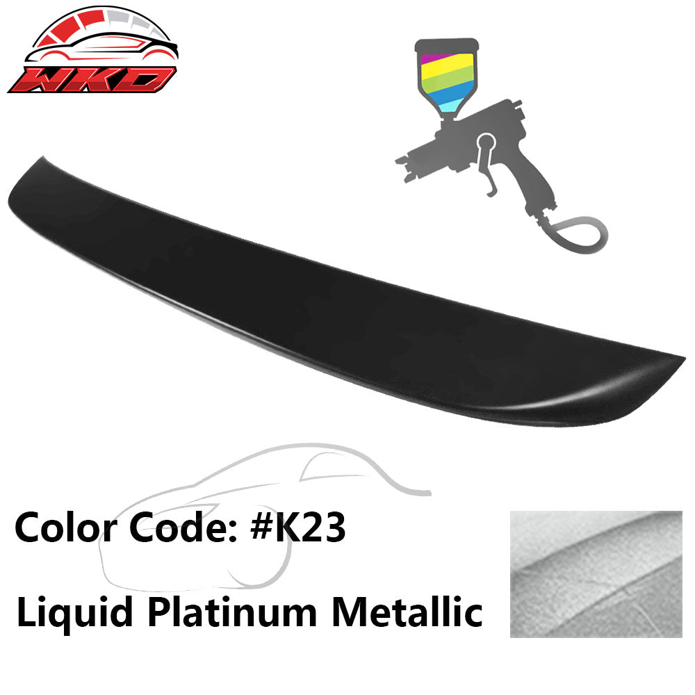 Fits 03-09 Nissan 350Z Painted #K23 Liquid Platinum Metallic Trunk Spoiler