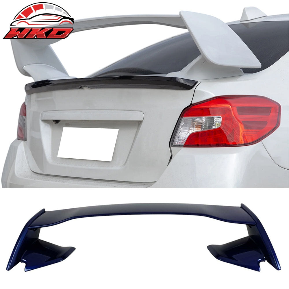 Fit 12-16 Subaru Impreza 15-21 WRX STI Style Trunk Spoiler Painted #K3X Blue 5PC | Wholesale