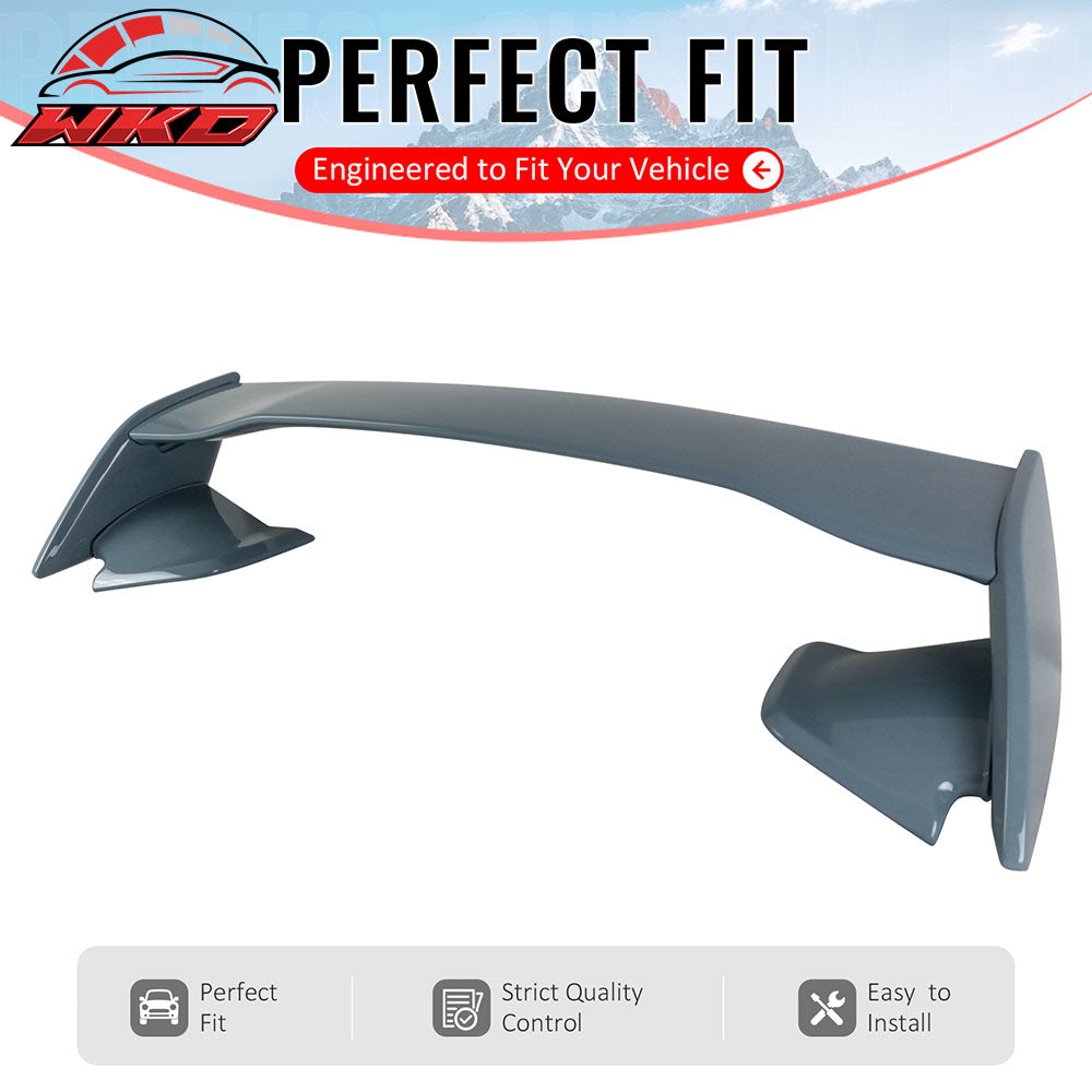 Fit 12-16 Subaru Impreza 15-21 WRX STI Style Trunk Spoiler Painted #PAF Gray 5PC