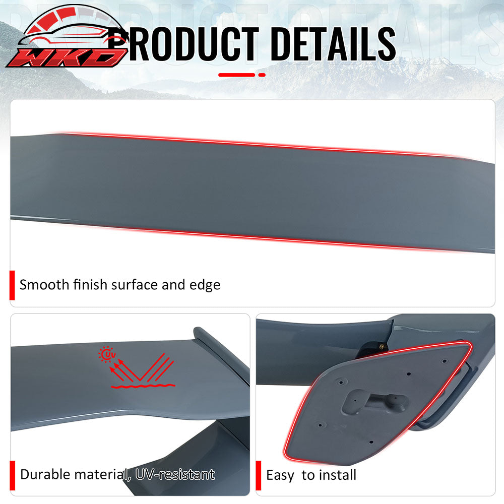 Fit 12-16 Subaru Impreza 15-21 WRX STI Style Trunk Spoiler Painted #PAF Gray 5PC