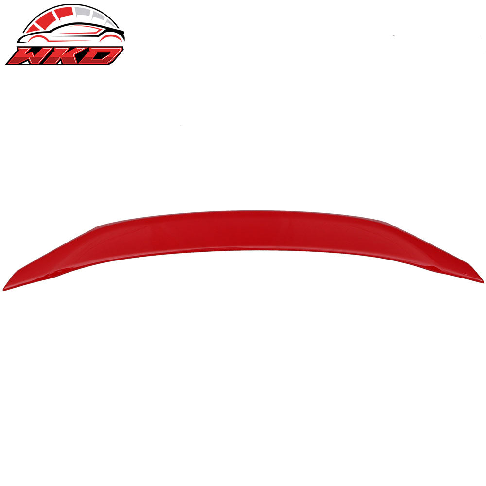 16-21 Honda Civic X Sedan 4Dr OE Trunk Spoiler Painted Rallye Red # R513