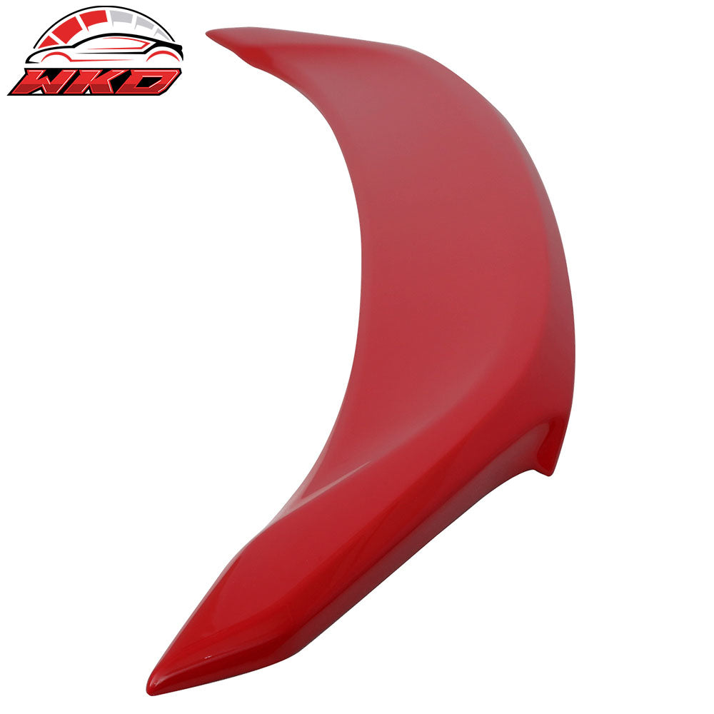 16-21 Honda Civic X Sedan 4Dr OE Trunk Spoiler Painted Rallye Red # R513