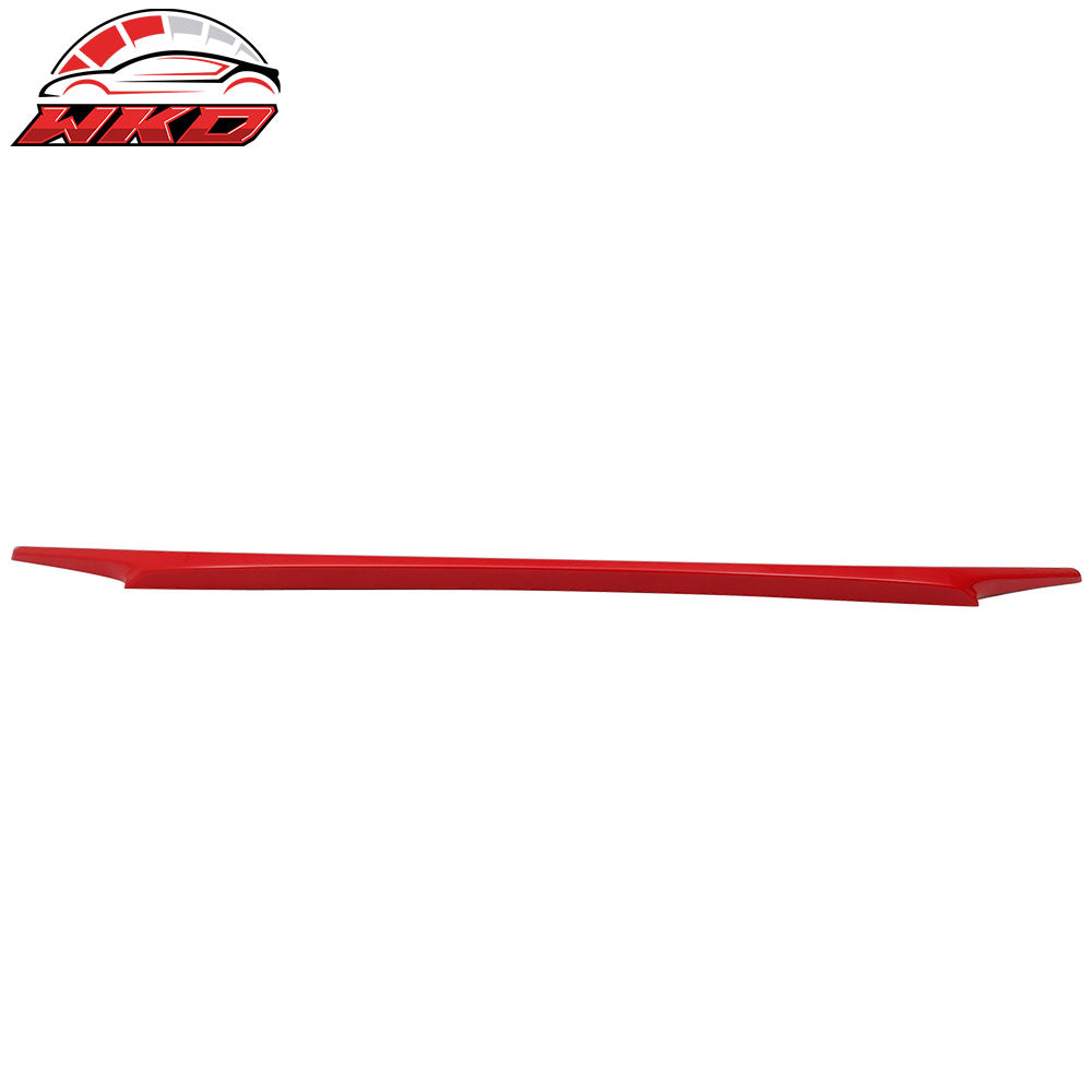 16-21 Honda Civic X Sedan 4Dr OE Trunk Spoiler Painted Rallye Red # R513