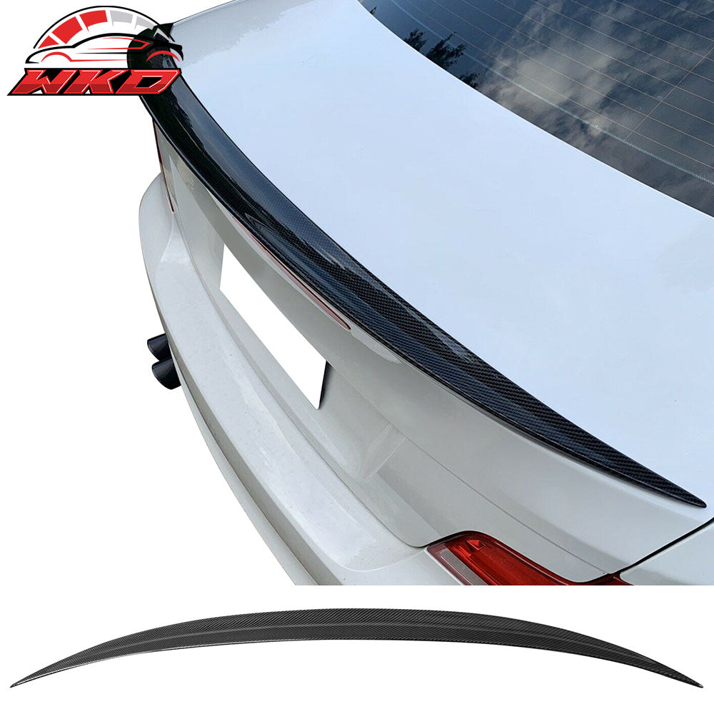 Fits 07-13 BMW E82 1-Series Trunk Spoiler Performance Matte Carbon Fiber Wing