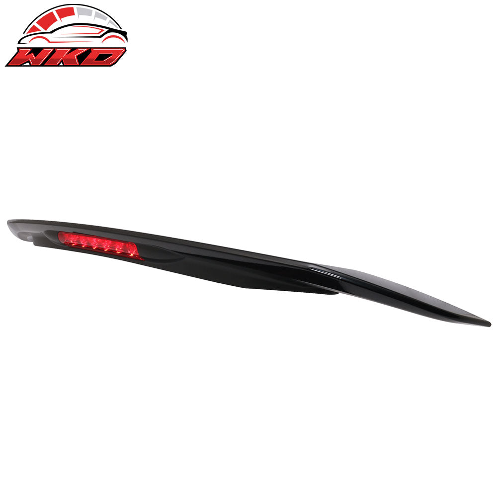 16-21 Civic Sedan RS SI Style Trunk Spoiler 3RD LED #NH731P Crystal Black Pearl