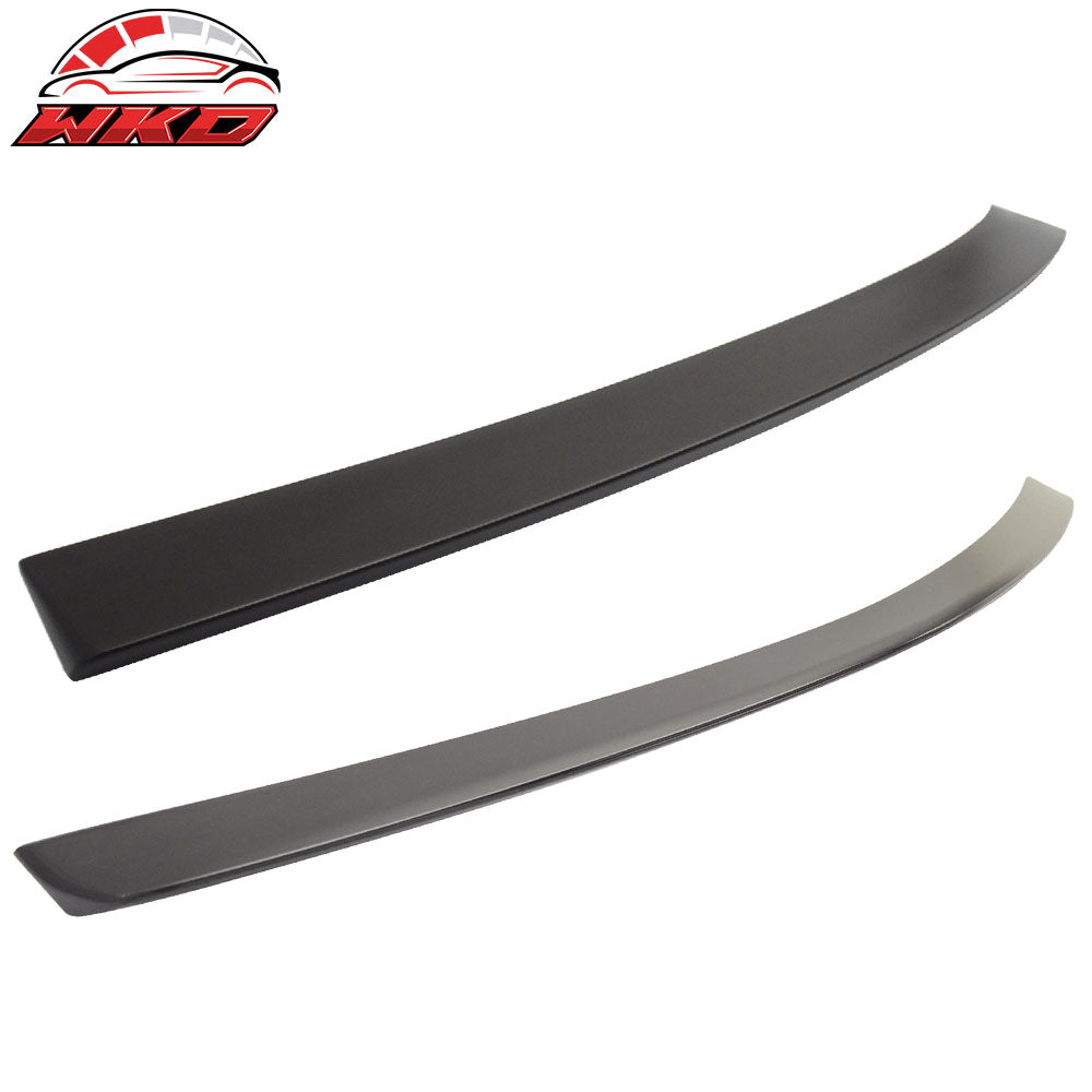 Fits 08-14 C Class W204 Sedan AMG Trunk Spoiler & OE Style Roof Wing ABS