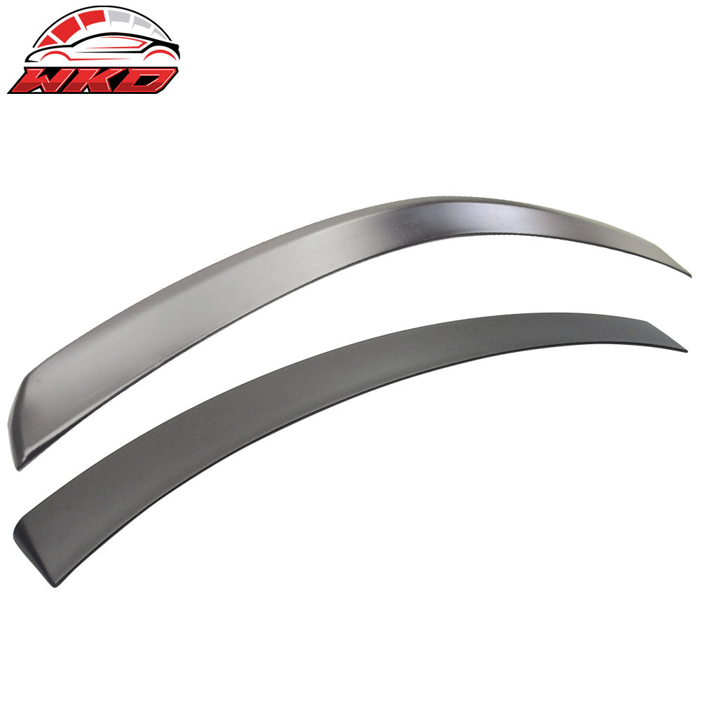 Fits 08-14 C Class W204 Sedan AMG Trunk Spoiler & OE Style Roof Wing ABS