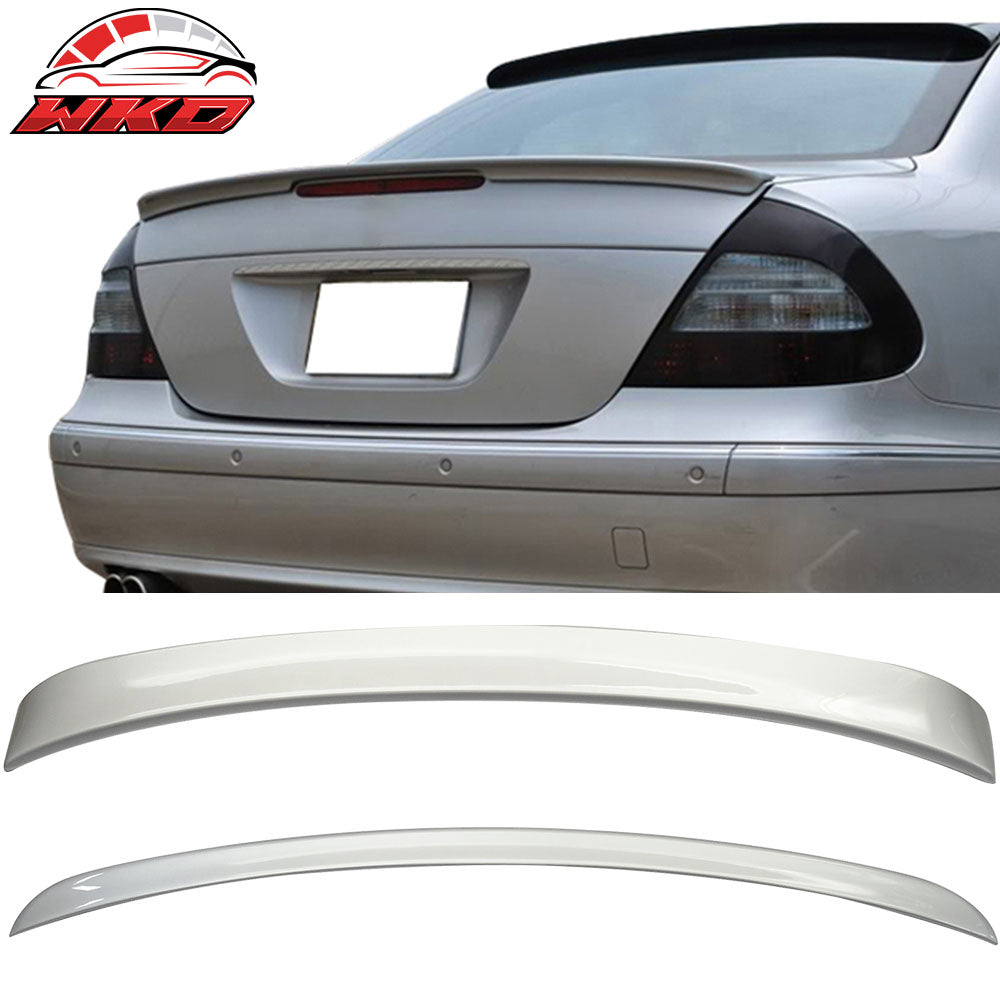 Fits W211 AMG Trunk Spoiler & L Roof Wing Painted #775 Iridium Silver Metallic
