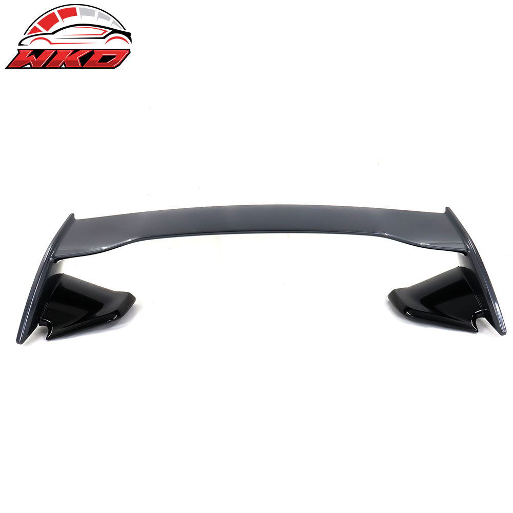 Fits 22-25 Subaru WRX STI Style Rear Trunk Spoiler Gloss Black & #P8Y Gray 5PCS