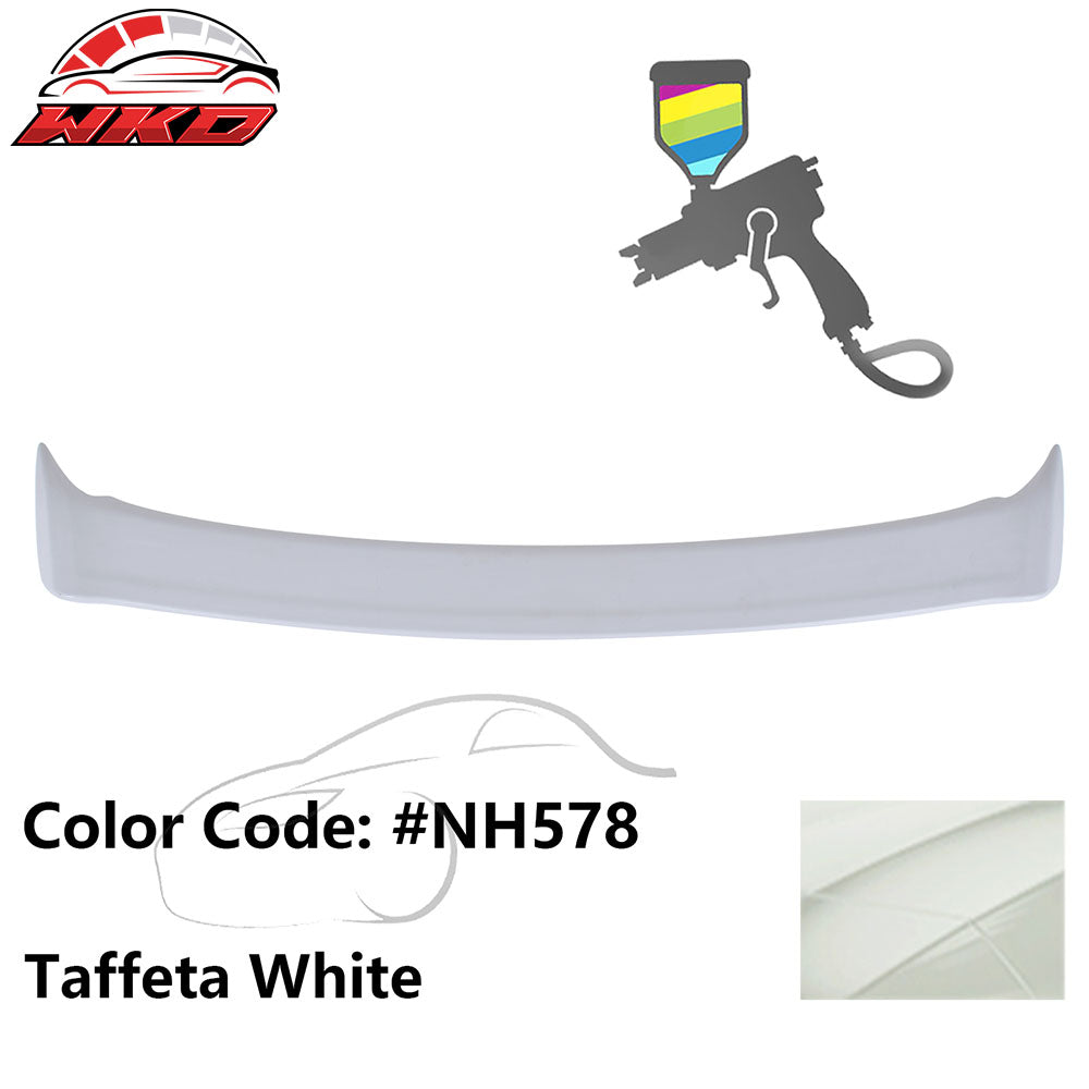 Fits 06-11 Honda Civic 8th 4Dr Si Style Trunk Spoiler W/LED Painted #NH578 White