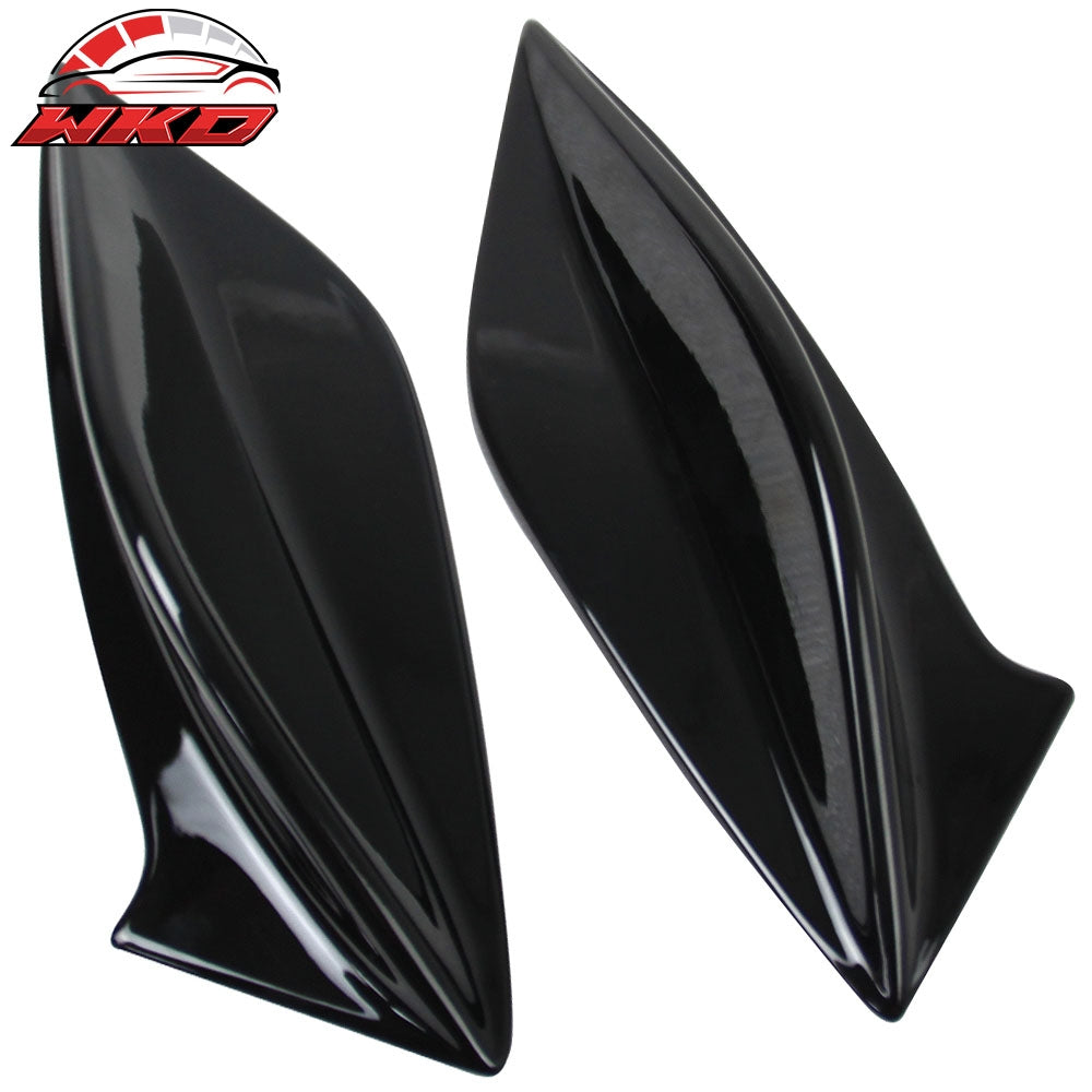 15-21 Subaru WRX STI 4th Sedan Side Fin Shark Trunk Spoiler - Gloss Black | Wholesale