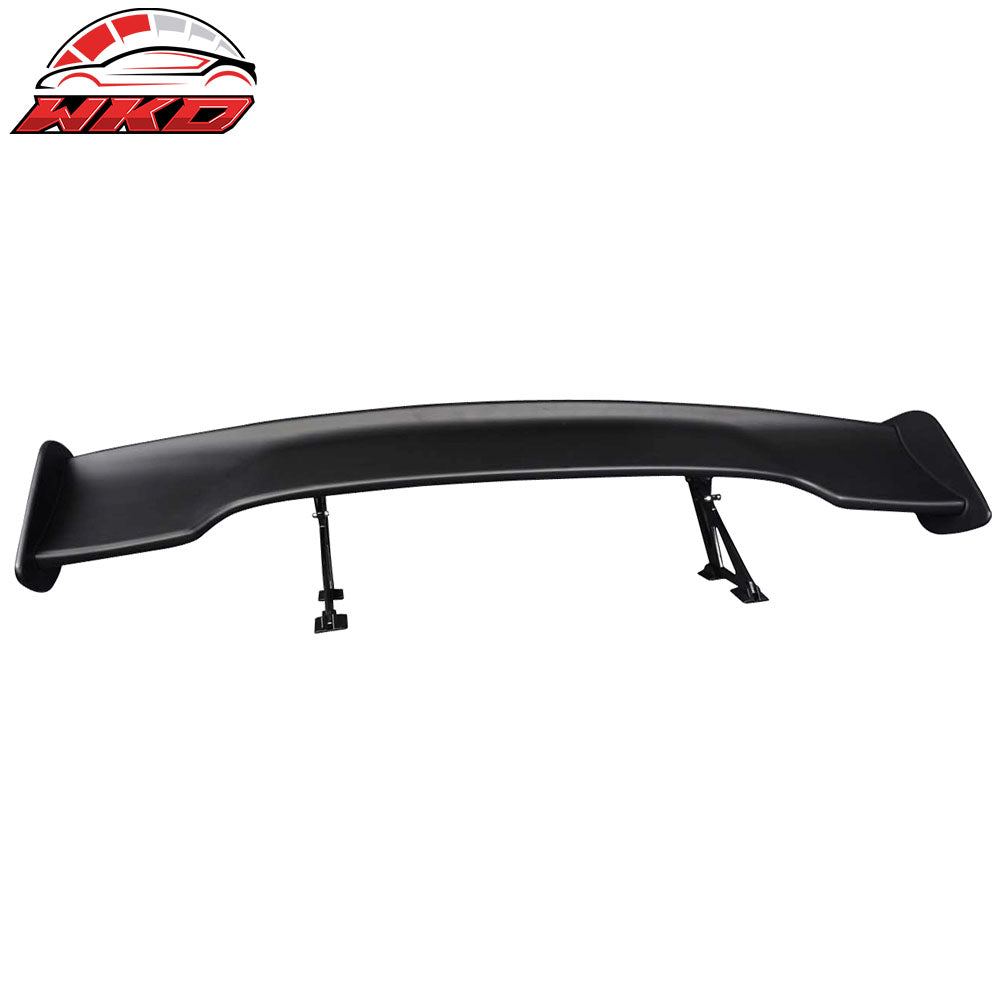 Universal 57 Inches JDM GT Type Adjustable Trunk Spoiler Unpainted Black - ABS | Wholesale