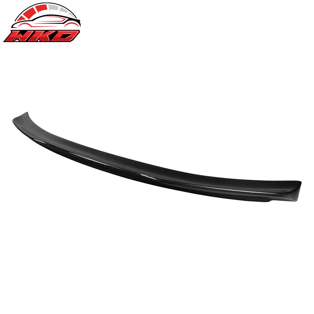 Fits 15-23 Ford Mustang 6th Coupe Trunk Spoiler V Style Carbon Fiber Rear Wing