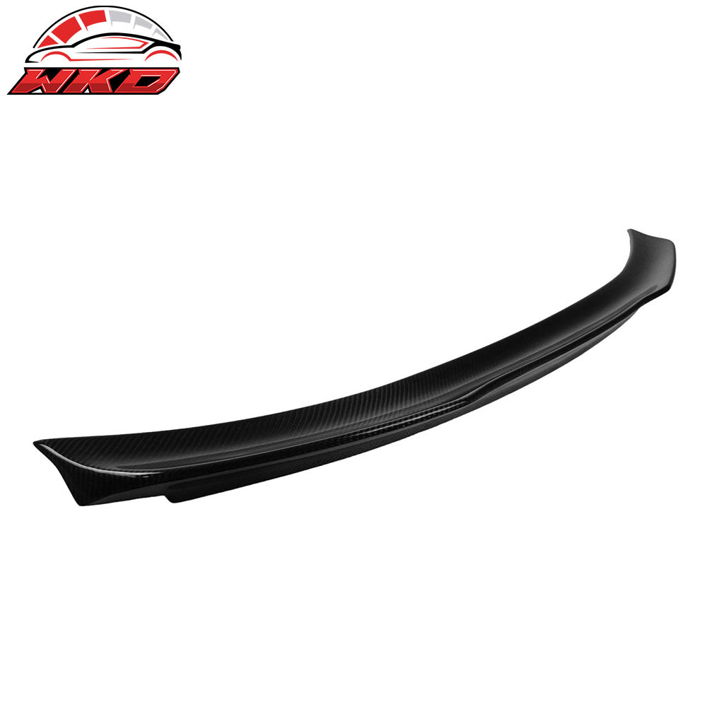 Fits 15-23 Ford Mustang 6th Coupe Trunk Spoiler V Style Carbon Fiber Rear Wing