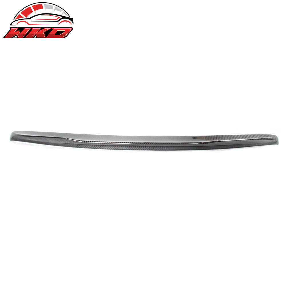 Fits 07-13 Benz W221 S-Class Trunk Spoiler V Style Carbon Fiber Rear Boot Wing