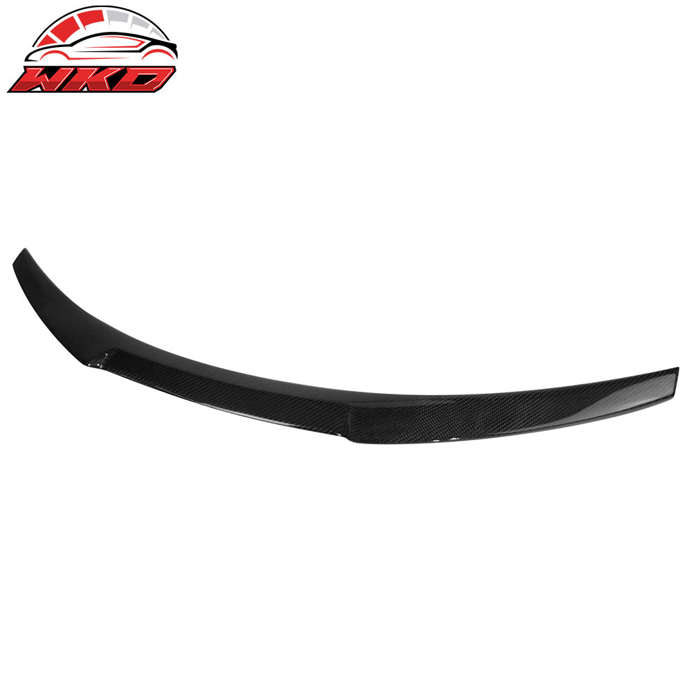 Fits 14-21 BMW F22 2-Series 2D Trunk Spoiler V Style Carbon Fiber Rear Deck Wing