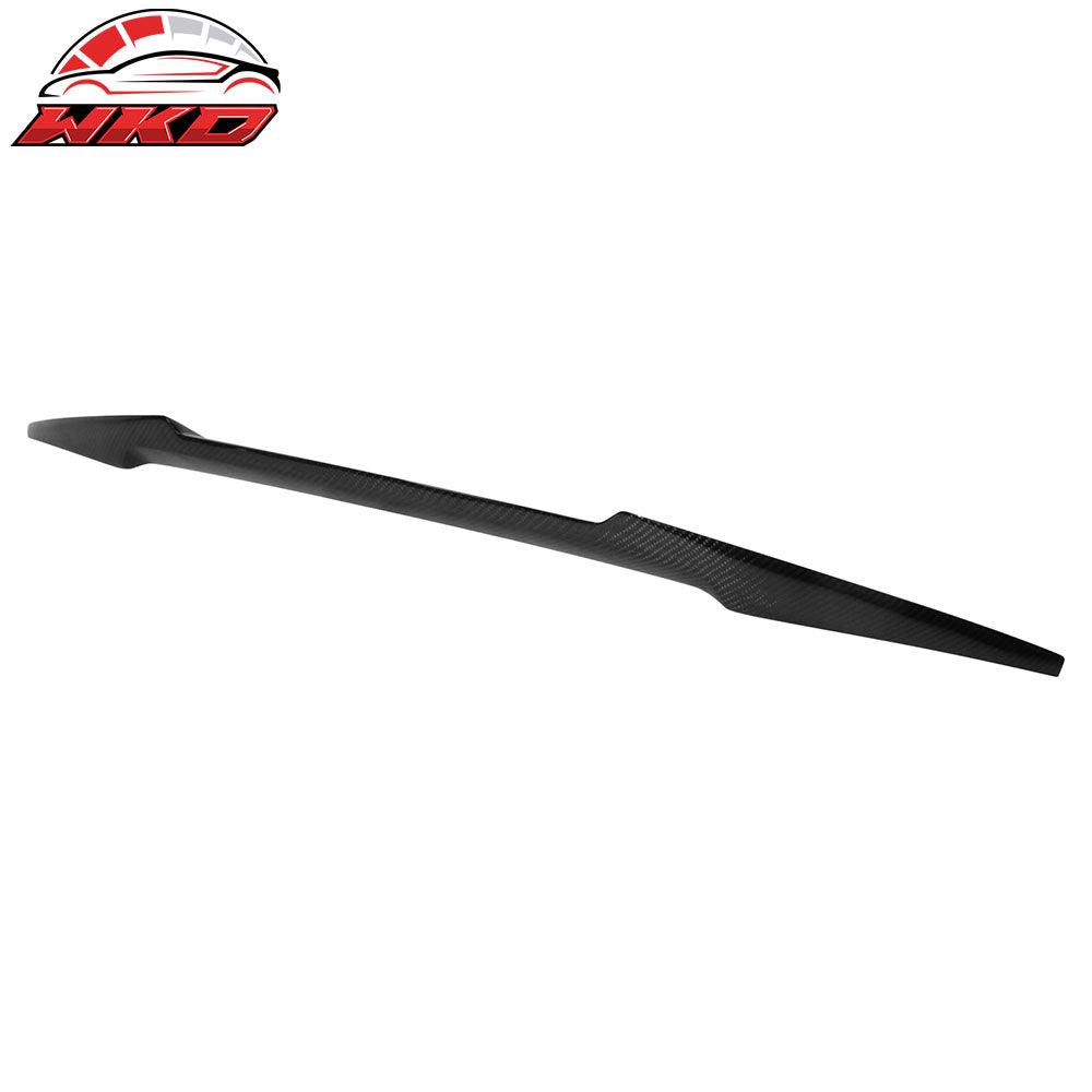 Fits 14-21 BMW F22 2-Series 2D Trunk Spoiler V Style Carbon Fiber Rear Deck Wing