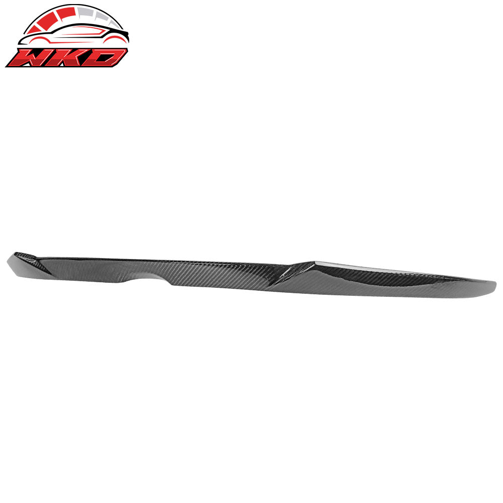 Fits 18-20 Ford Focus Hatchback V Style Rear Trunk Spoiler Wing Lip Carbon Fiber