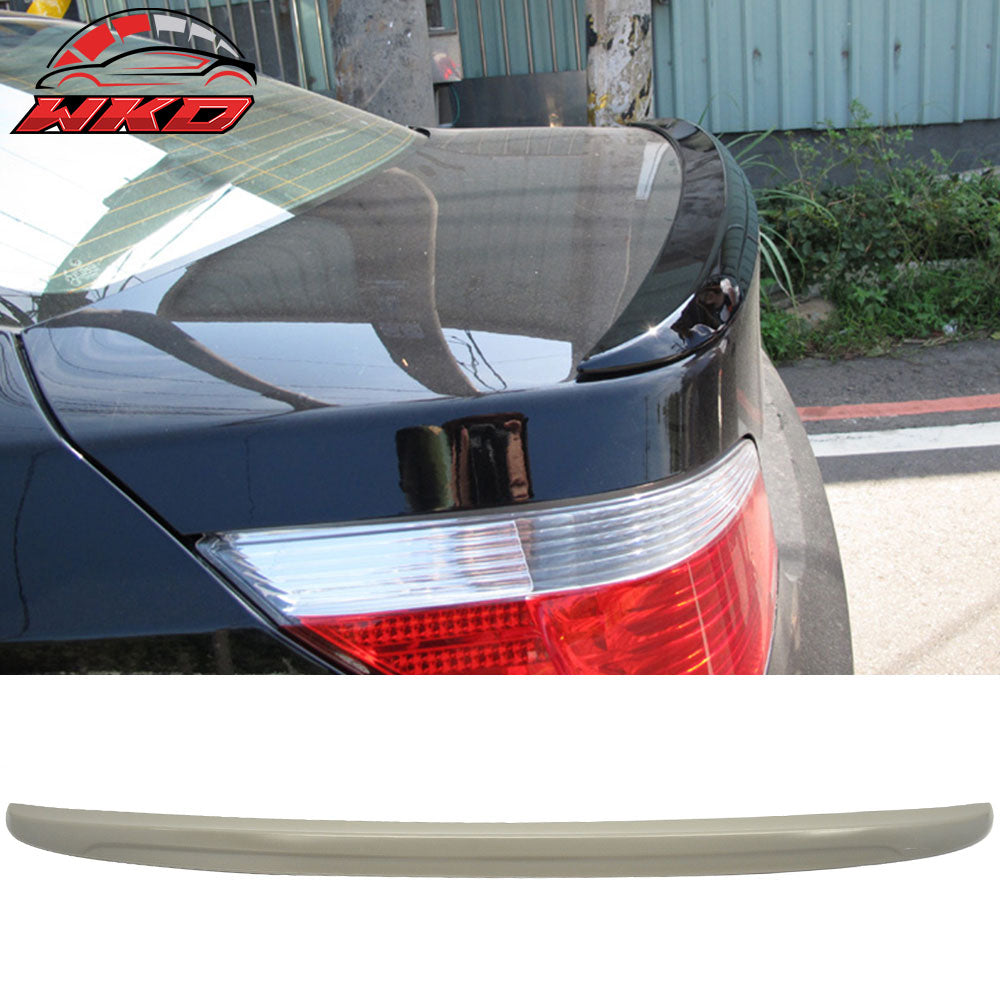 Fits 04-10 BMW E60 5 Series Sedan M5 Style Rear Trunk Spoiler Wing ABS Unpainted