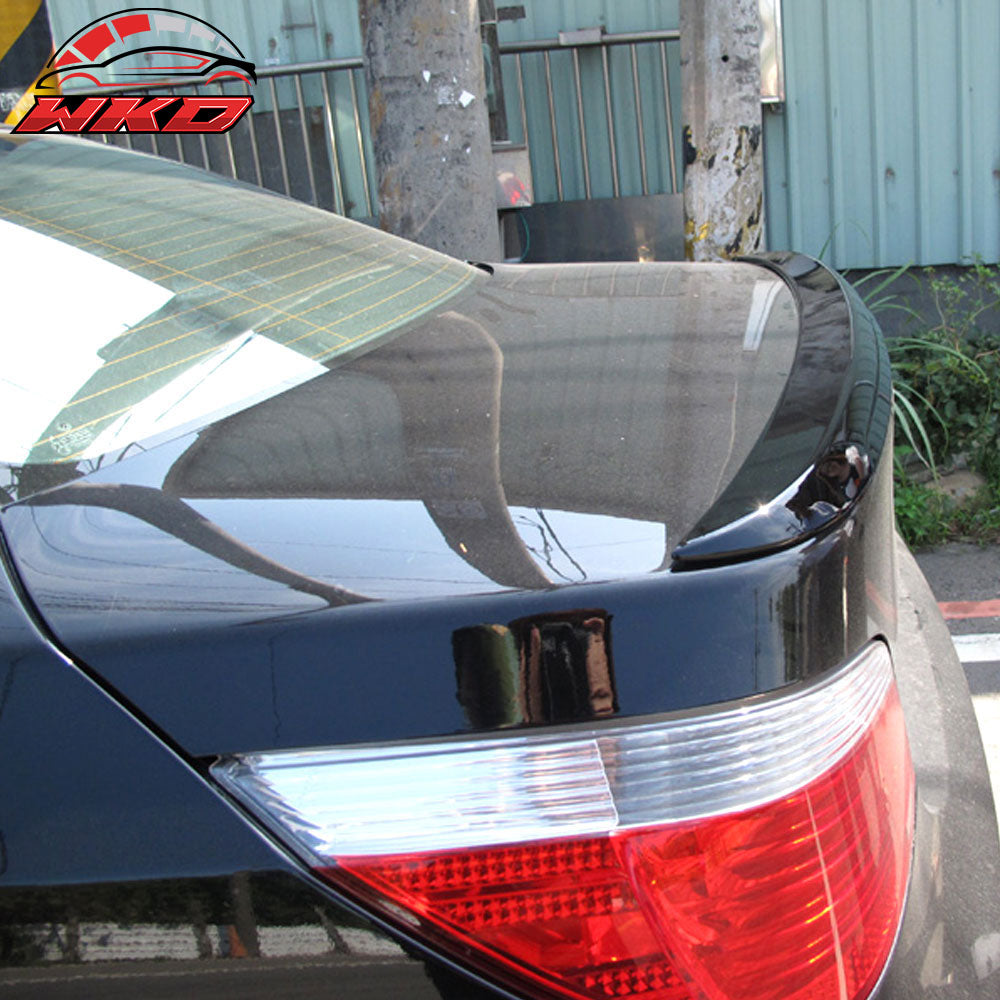 Fits 04-10 BMW E60 5 Series Sedan M5 Style Rear Trunk Spoiler Wing ABS Unpainted