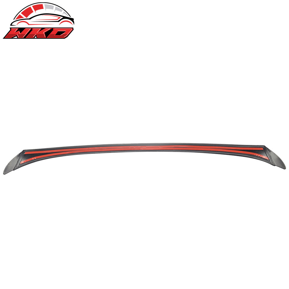 Fits 06-11 BMW E90 3-Series A Style Rear Trunk Spoiler Wing Lip ABS Unpainted