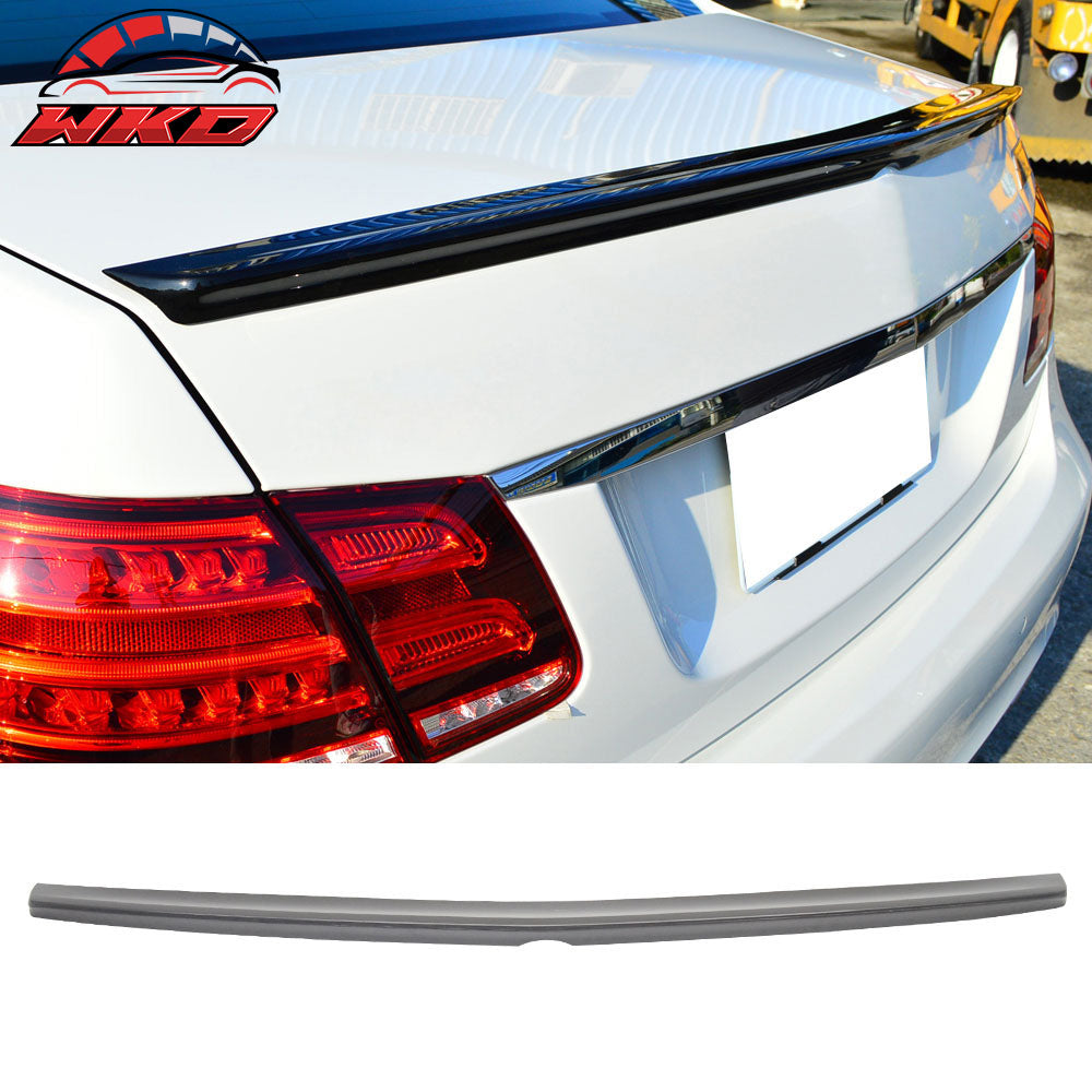 Fits 10-16 Benz W212 E-Class AMG Style Rear Trunk Spoiler Wing Lip ABS Unpainted