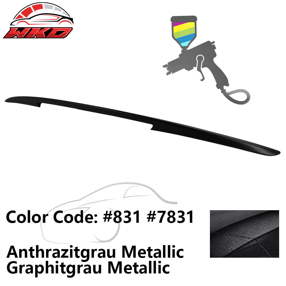 Fits 13-20 Benz SL-Class R231 D Style Rear Trunk Spoiler Wing Painted #831 Gray