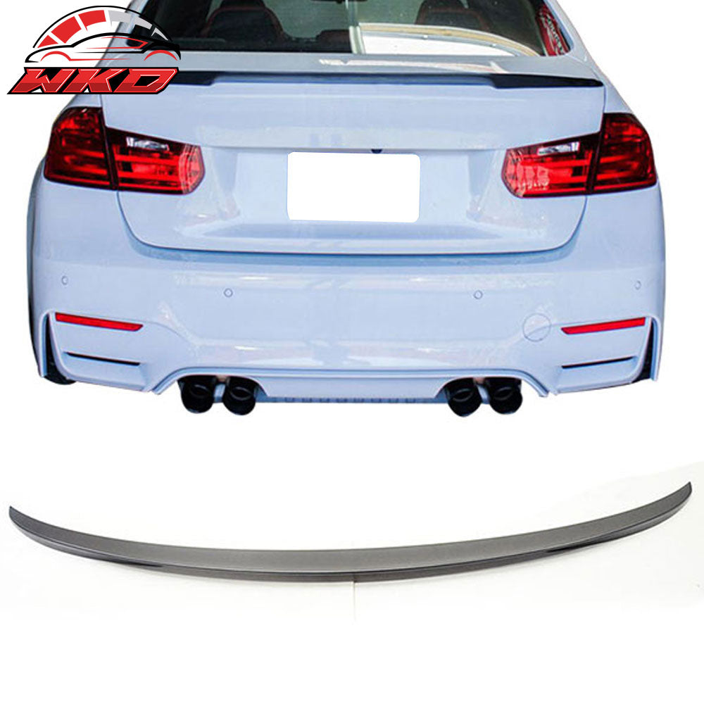 Fits 14-19 BMW F80 M3 3-Series Performance Style Trunk Spoiler Painted #B39 Gray
