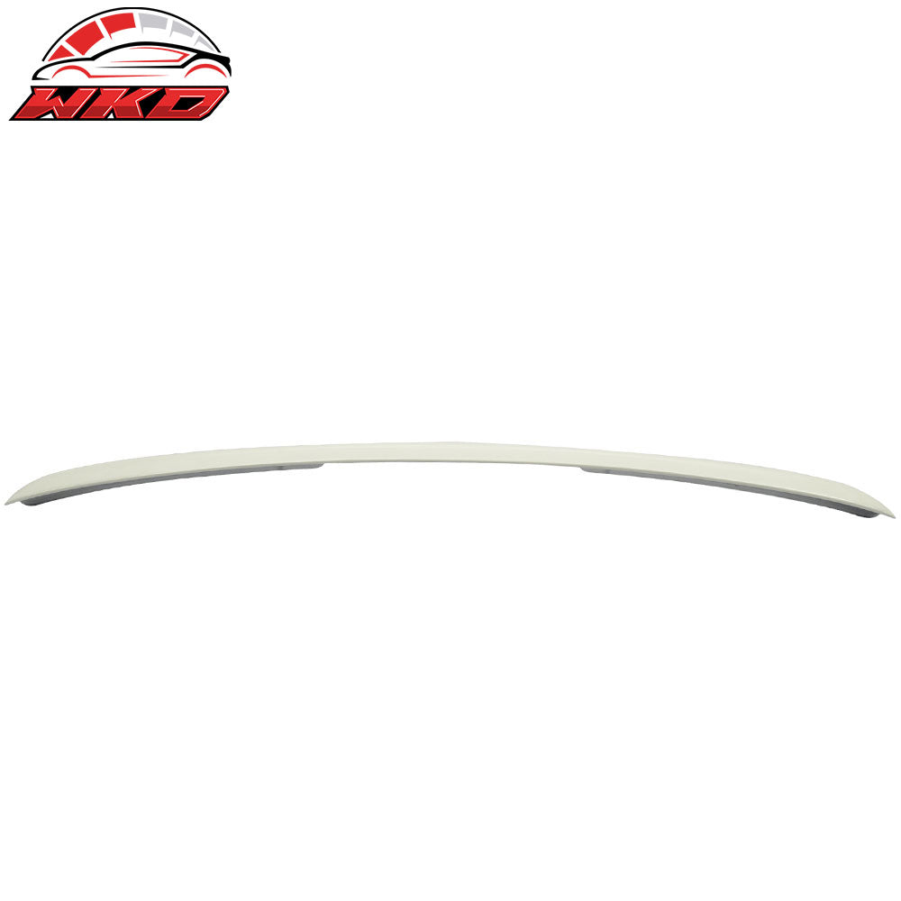 Fits 03-09 Benz E-Class W211 AMG Style Rear Trunk Spoiler Lip Painted #650 White