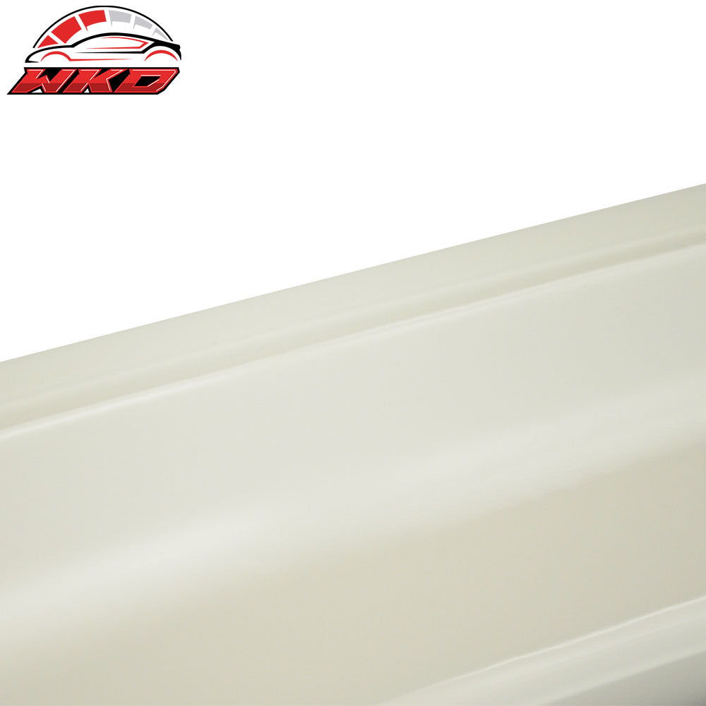 Fits 03-09 Benz E-Class W211 AMG Style Rear Trunk Spoiler Lip Painted #650 White