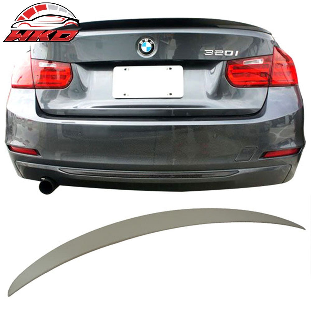 Fits 12-18 BMW F30 3 Series Performance Style Trunk Spoiler Painted #300 White