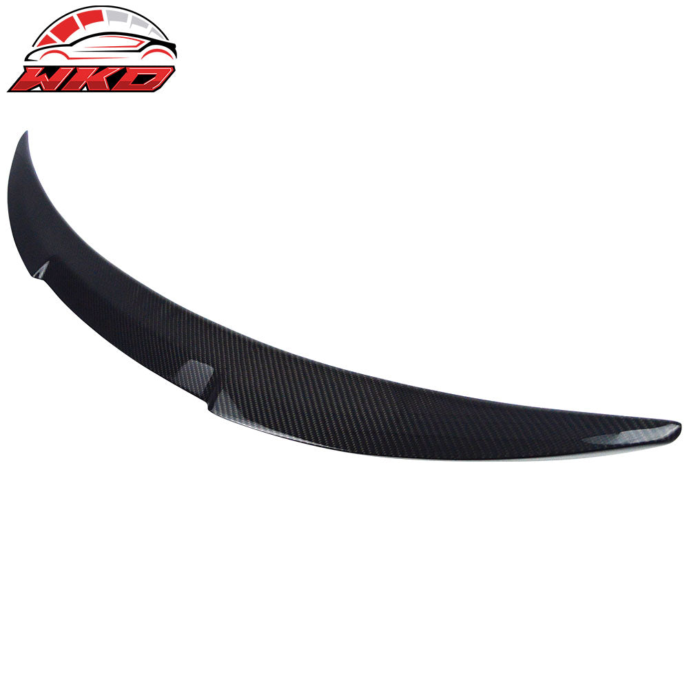 Fits 07-13 BMW E82 1 Series Coupe M4 Style Matte Caron Fiber Rear Trunk Spoiler