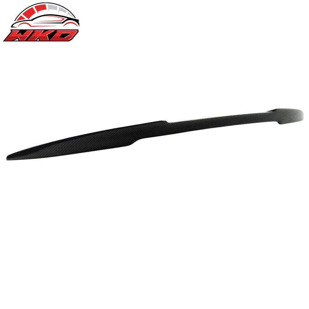 Fits 07-13 BMW E82 1 Series Coupe M4 Style Matte Caron Fiber Rear Trunk Spoiler