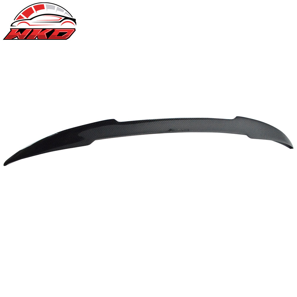 Fits 07-13 BMW E82 1 Series Coupe M4 Style Matte Caron Fiber Rear Trunk Spoiler