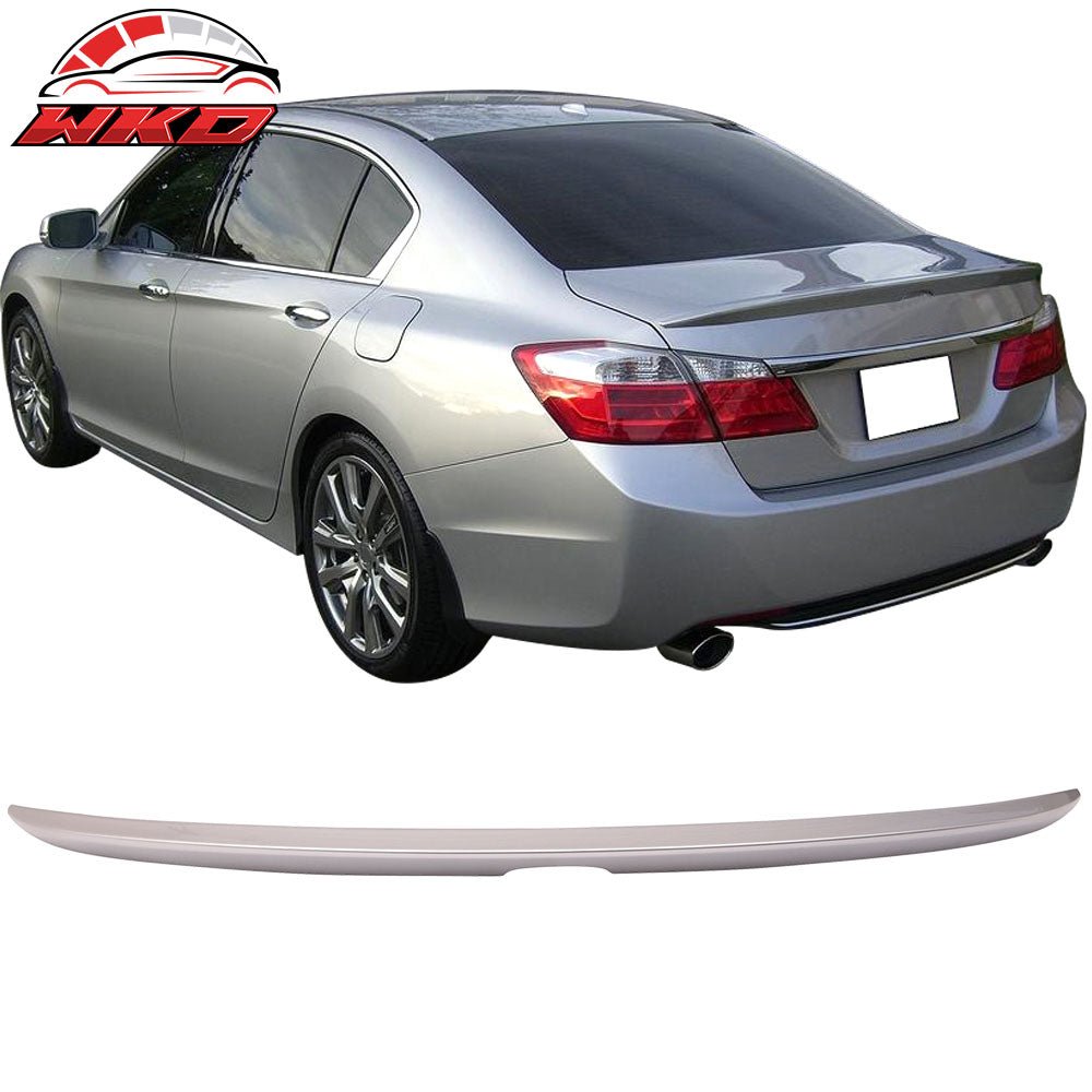 Fits 13-17 Honda Accord Sedan OE Style Rear Trunk Spoiler Painted #NH700M Silver